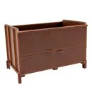 Kastenlorenaufsatz Feldbahnwagen braun ML-Train 88919473