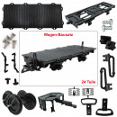 Flachwagen schwarz als Spur-G Bausatz ML-Train 88919510