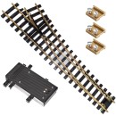 Weiche rechts Set Messing R5 210 cm mit EPL Weichenantrieb ML-Train 8930024