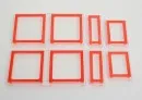 Set Fenster rot Dampflok Toy Train LGB 92377-E329