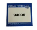 Aufkleber Güterwagen Niederbordwagen Toy Train LGB 94005