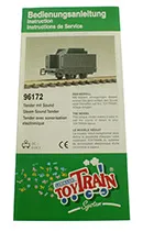 Bedienanleitung Tender Dampflok LGB 96172-E199