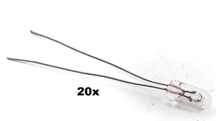 Drahtglühlampe 20 Stück 5 Volt ML-Train 83201020