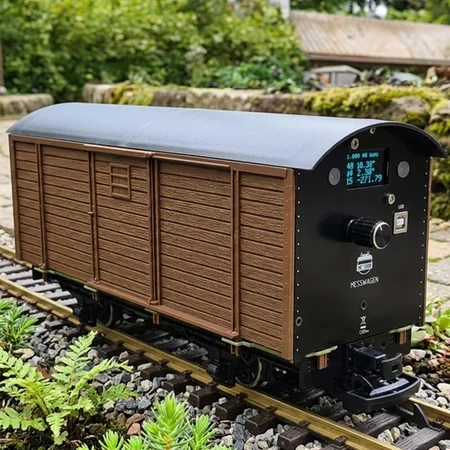 Mess-Güterwagen braun für Spur G als Bausatz ML-Train 889190700