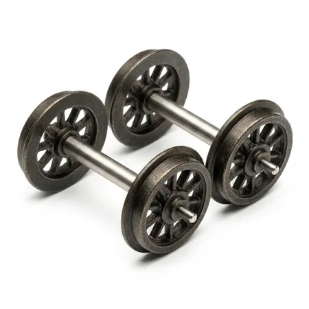 2x Metall-Speichenradsatz 31 mm Spur-G ML-Train 88999420