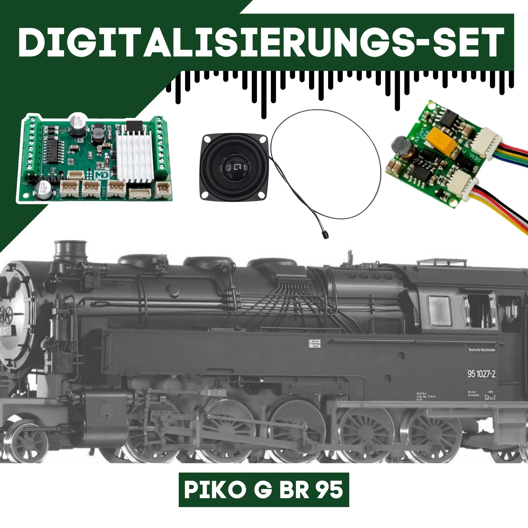 Digitalisierungsset für PIKO G BR 95 ML-Train 81609107