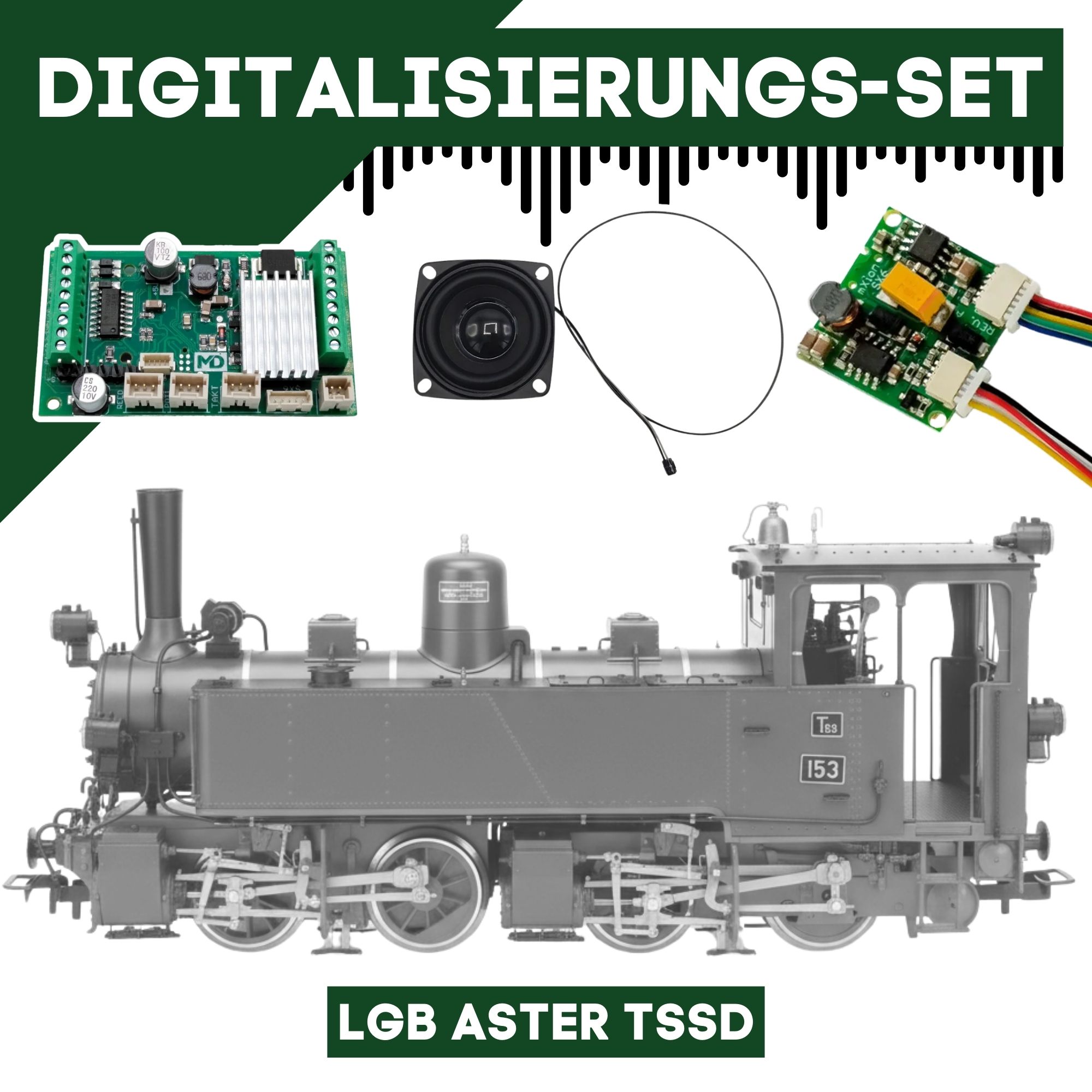 Digitalisierungsset für LGB Aster TSSD ML-Train 80609169