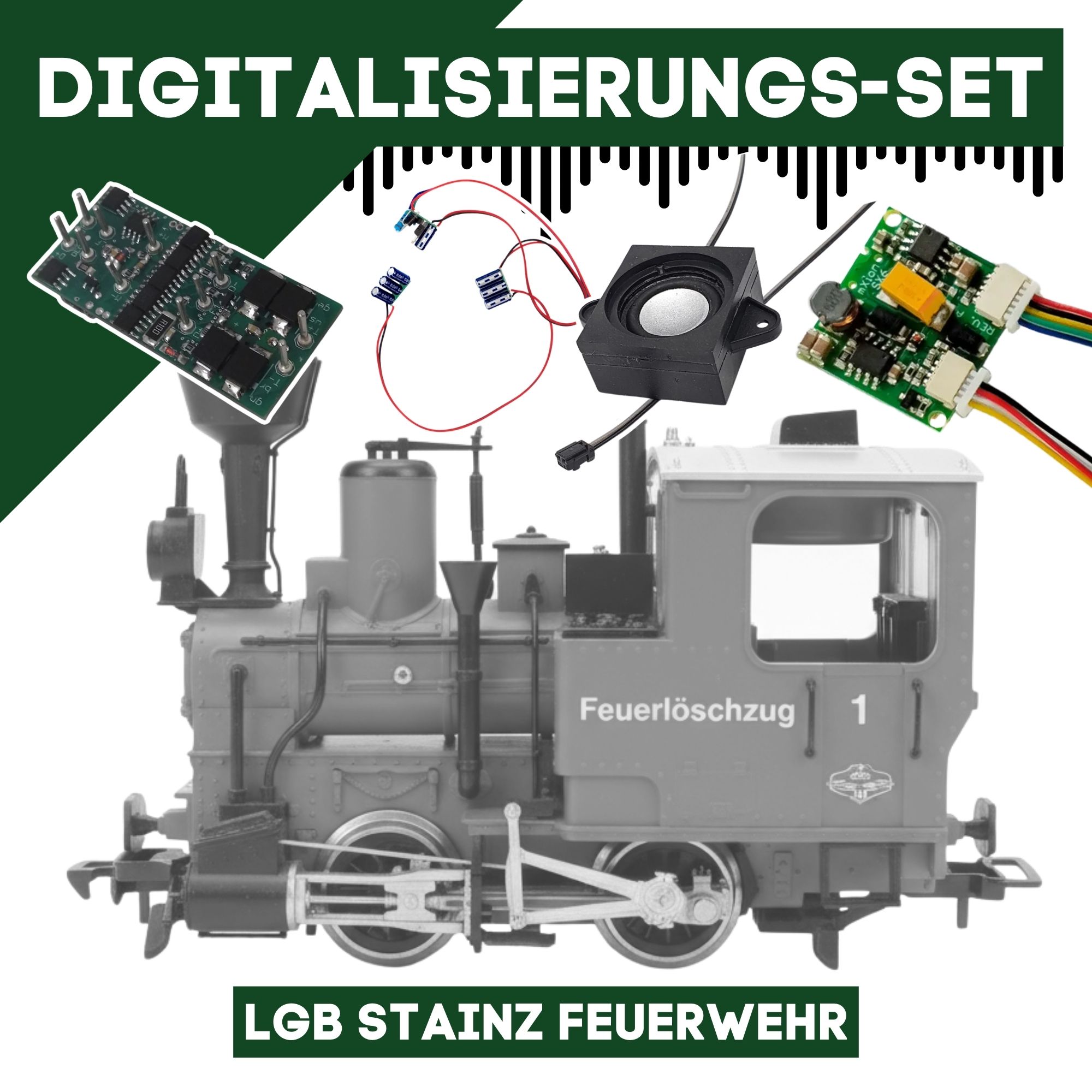 Digitalisierungsset für LGB Stainz Feuerwehr ML-Train 81609175