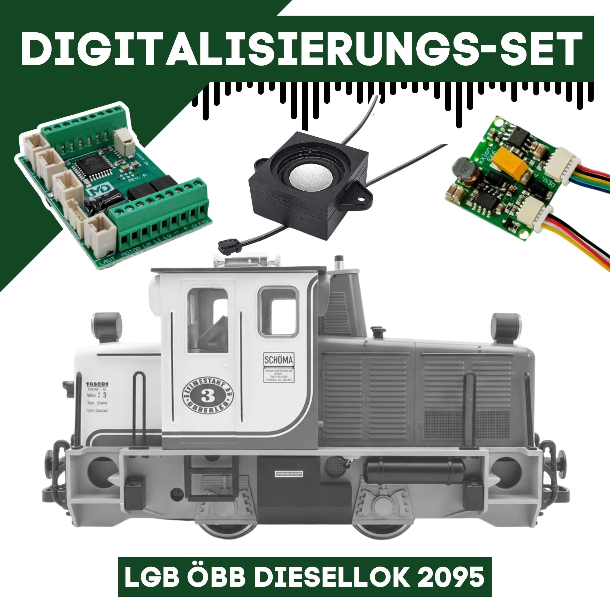 Digitalisierungsset für LGB Schöma Diesellok ML-Train 81609257