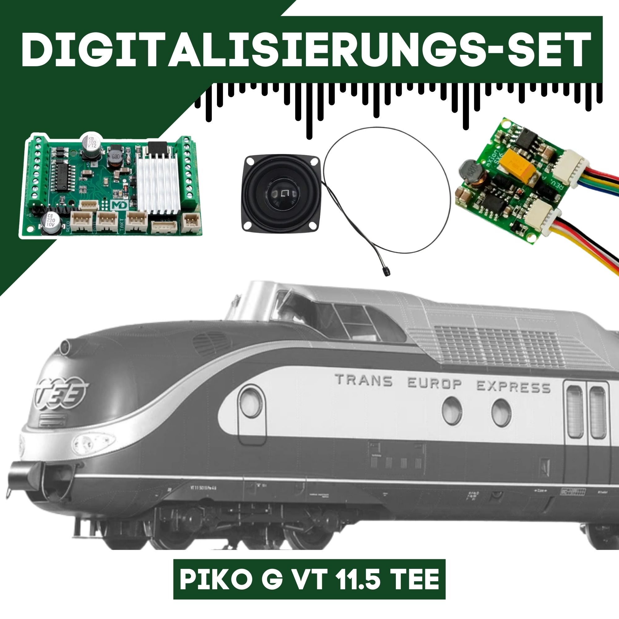 Digitalisierungsset für PIKO G VT 11.5 TEE ML-Train 81609262