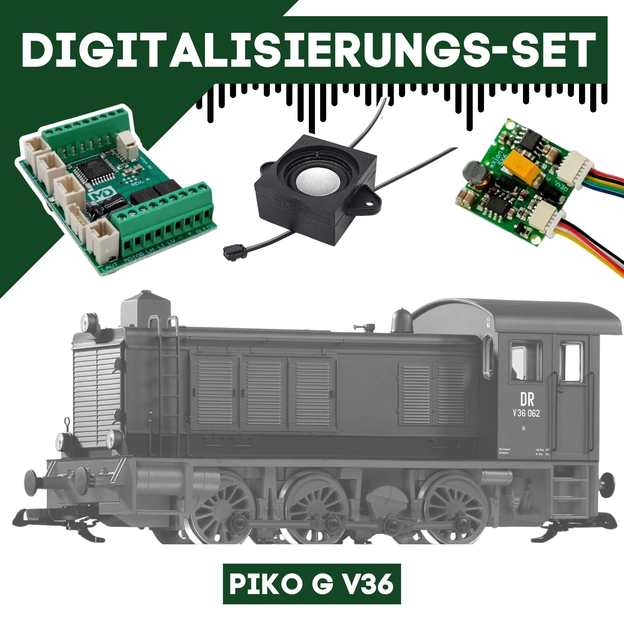 Digitalisierungsset für PIKO G V36 ML-Train 81609263