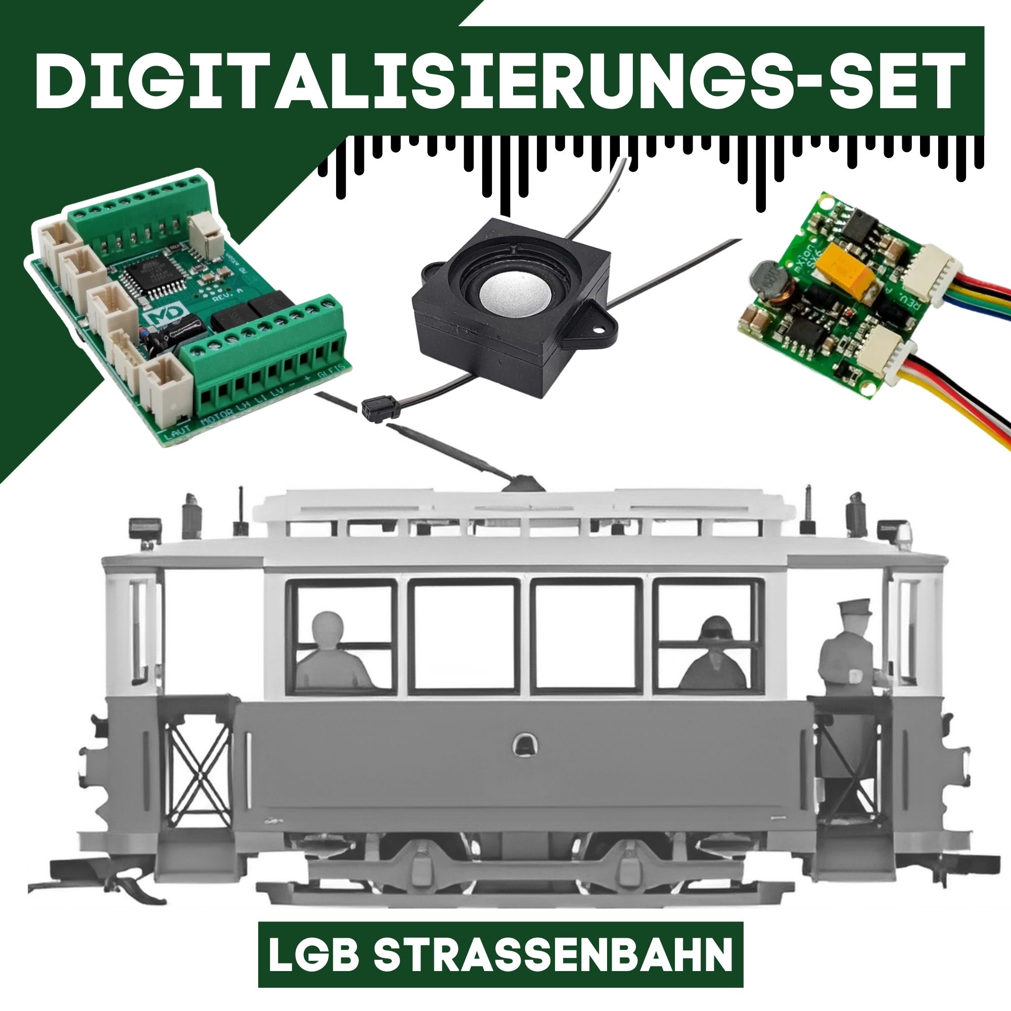 Digitalisierungsset für LGB Straßenbahn ML-Train 81609352