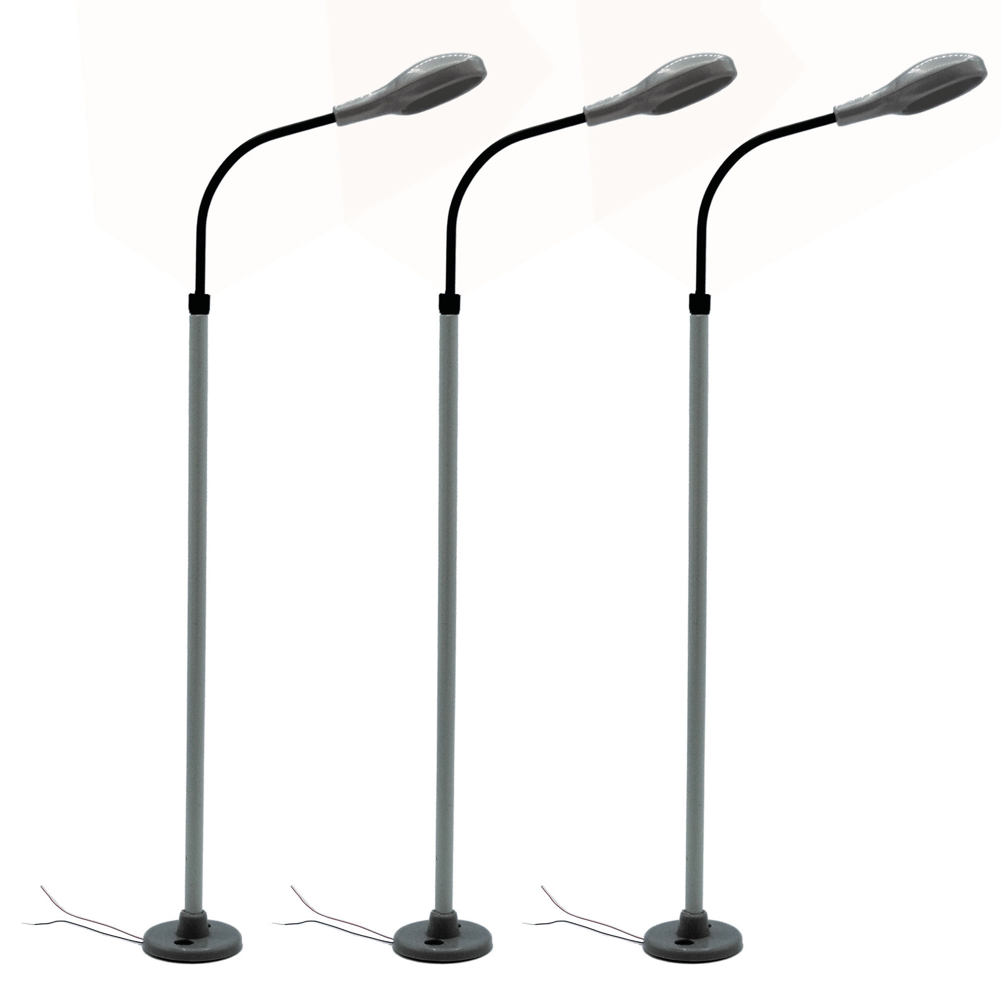 3x Lampe Leipziger Tropfen 1-armig für LGB-Anlagen Spur-G ML-Train 83802133