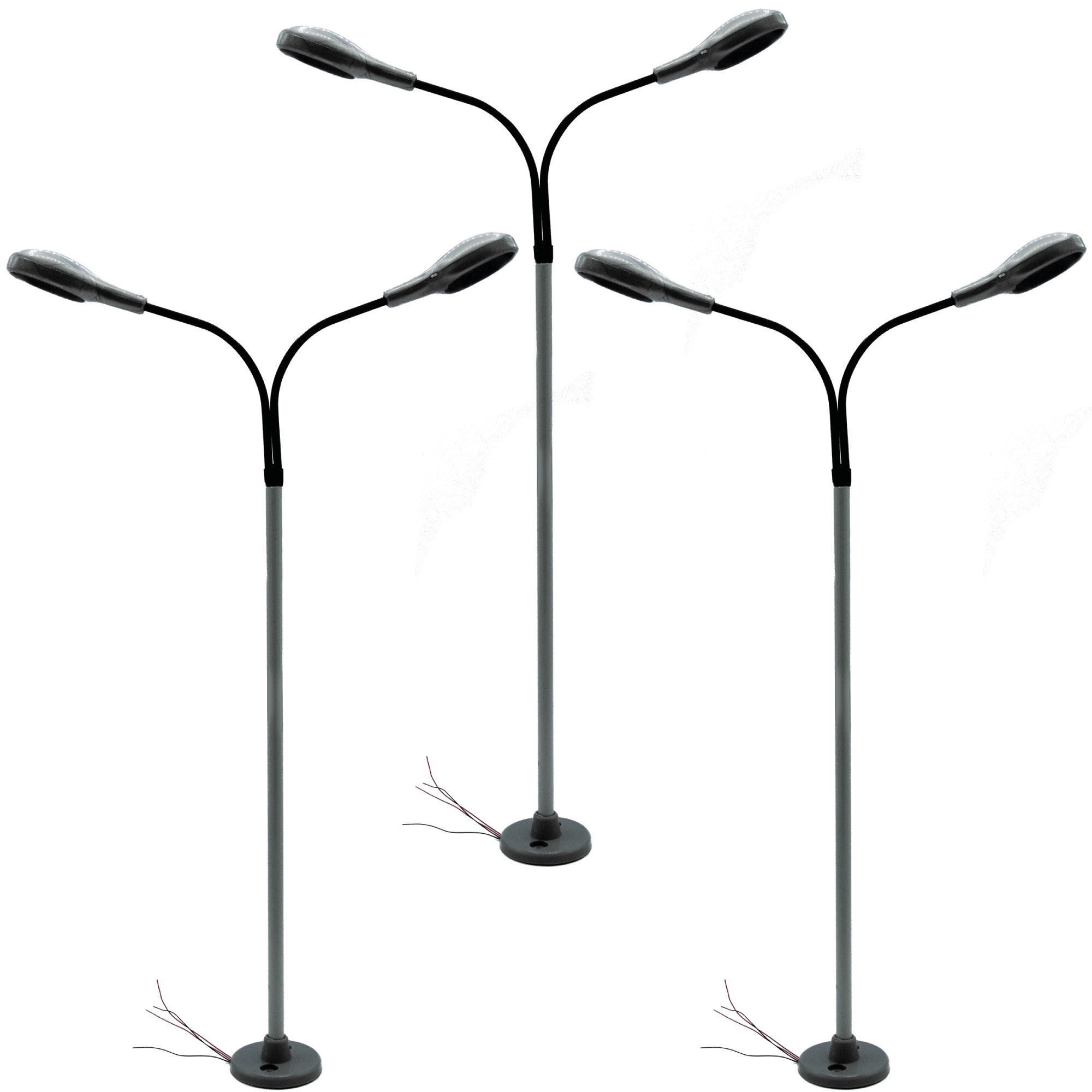 3x Lampe Leipziger Tropfen 2-armig für LGB-Anlagen Spur-G ML-Train 83802144
