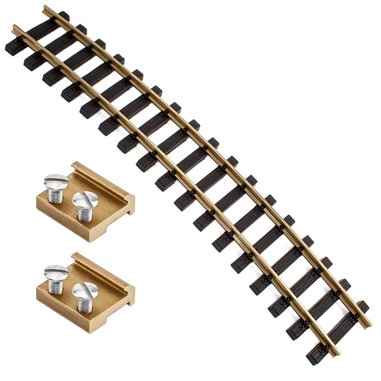 Gleis gebogen Radius 120 cm R3 mit Verbinder ML-Train 8921202