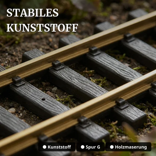 Gleis gebogen 30° R1 LGB 11000 - Stabiles Kunststoff