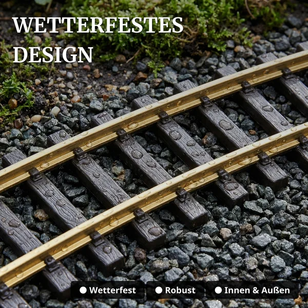 Gleis gebogen 30° R1 LGB 11000 - Wetterfestes Design