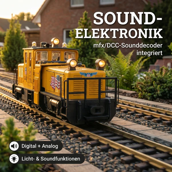 Schienenreinigungslok USA LGB 21672 - Integrierte Sound-Elektronik