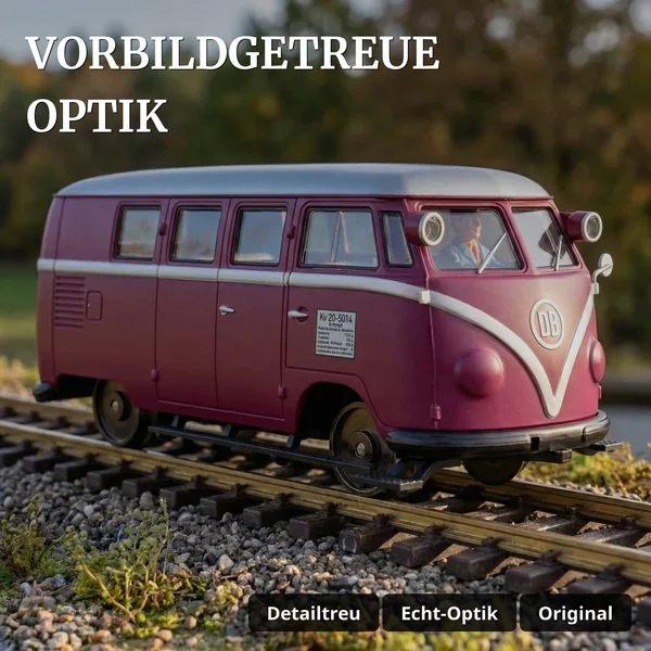 VW-Bus Draisine KLV 20 Deutsche Bundesbahn LGB 25020 - Vorbildgetreue Optik