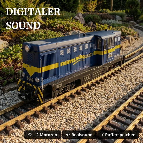 Diesellok L45H-083 Fichtelbergbahn BVO Bahn GmbH LGB 26451 - Digitaler Sound