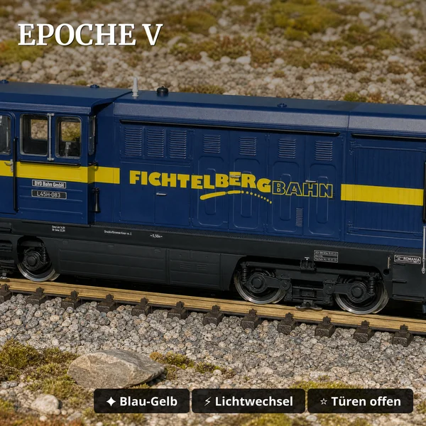 Diesellok L45H-083 Fichtelbergbahn BVO Bahn GmbH LGB 26451 - Epoche V