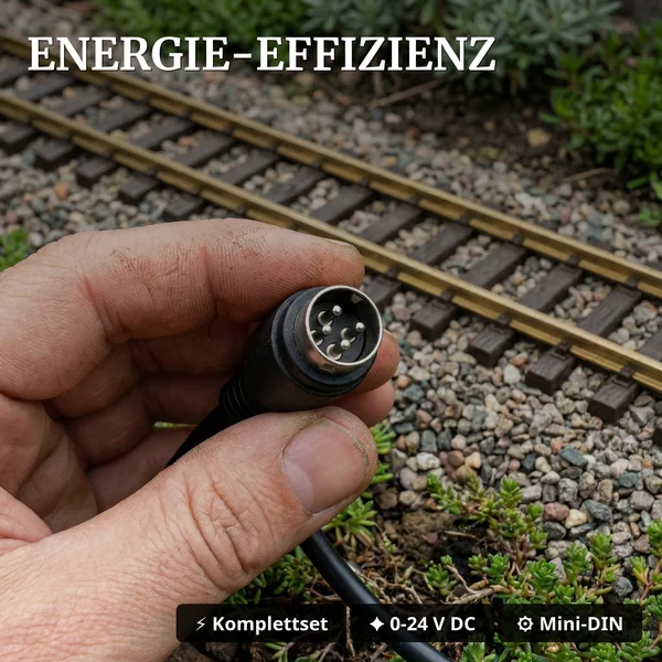 Elektronischer Fahrregler 5A mit Schaltnetzteil 19V/6A im Spur G Set - Energie-Effizienz