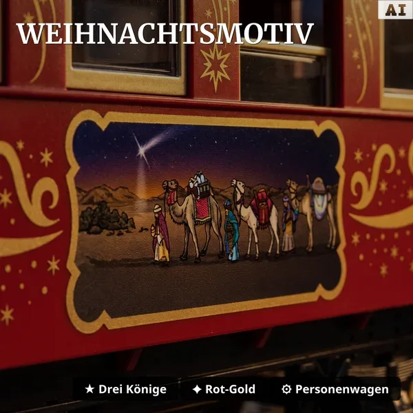 Weihnachtszug Personenwagen Heiligen drei Könige LGB 70308-M002 - Weihnachtsmotiv