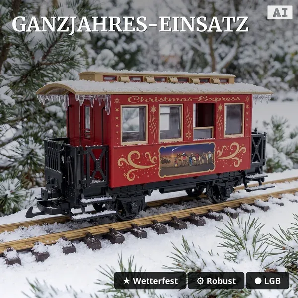 Weihnachtszug Personenwagen Heiligen drei Könige LGB 70308-M002 - Ganzjahres-Einsatz