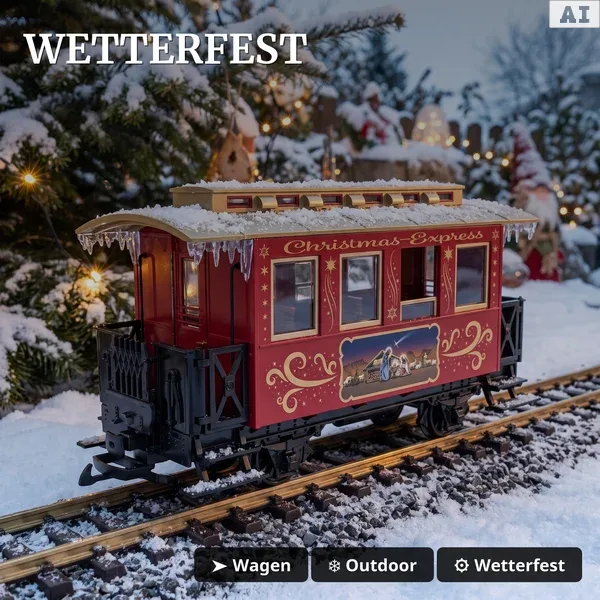 Weihnachtszug Personenwagen Krippe LGB 70308-M003 - Wetterfest