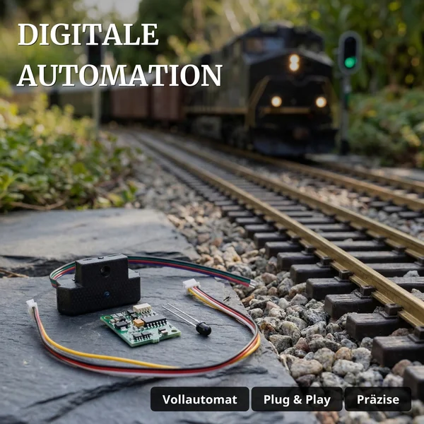PZB Set zum Starten Zugbeeinflussung Spur G – 2x Sender + 1x Empfänger Infrarot ML-Train 8200281 - Digitale Automation