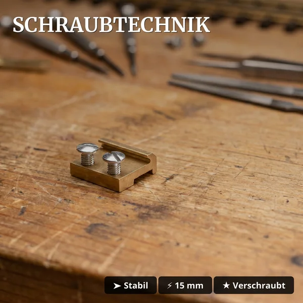 Großes Gleisoval-Set 360x180 cm Messing Radius 90 cm Spur G mit Zubehör ML-Train 8200289  - Schraubtechnik