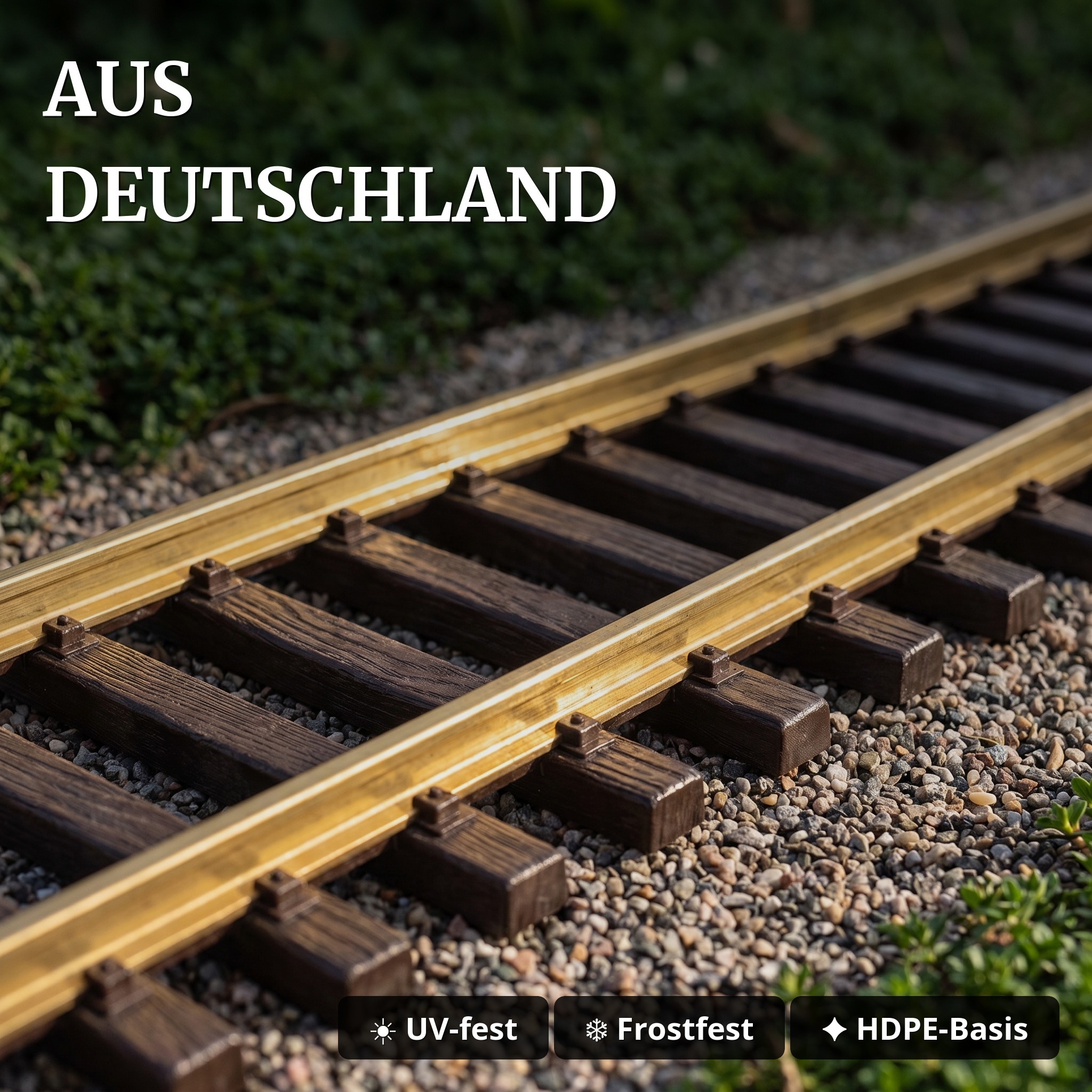 Bahnhofs-Set R3 Länge 270 cm - Spur G Gleiserweiterung LGB-kompatibel ML-Train 8200292  - Aus Deutschland