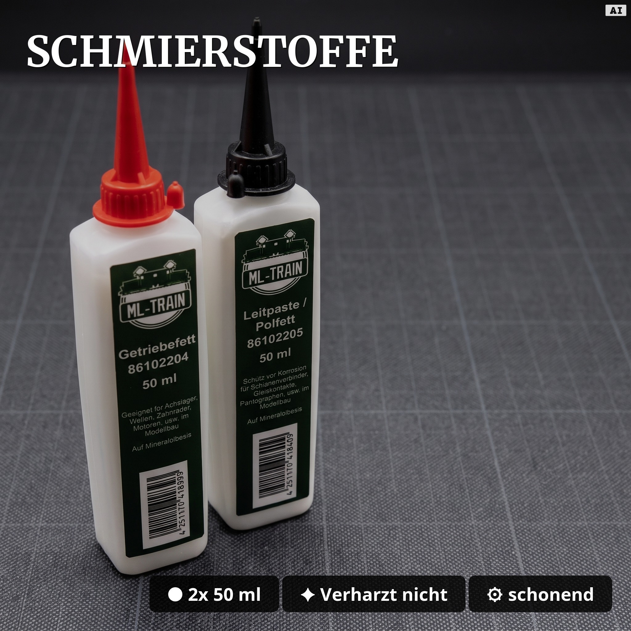 Winter-Werkstatt Set – Wartungs- und Prüfpaket für Spur G ML-Train 8200301 - Schmierstoffe