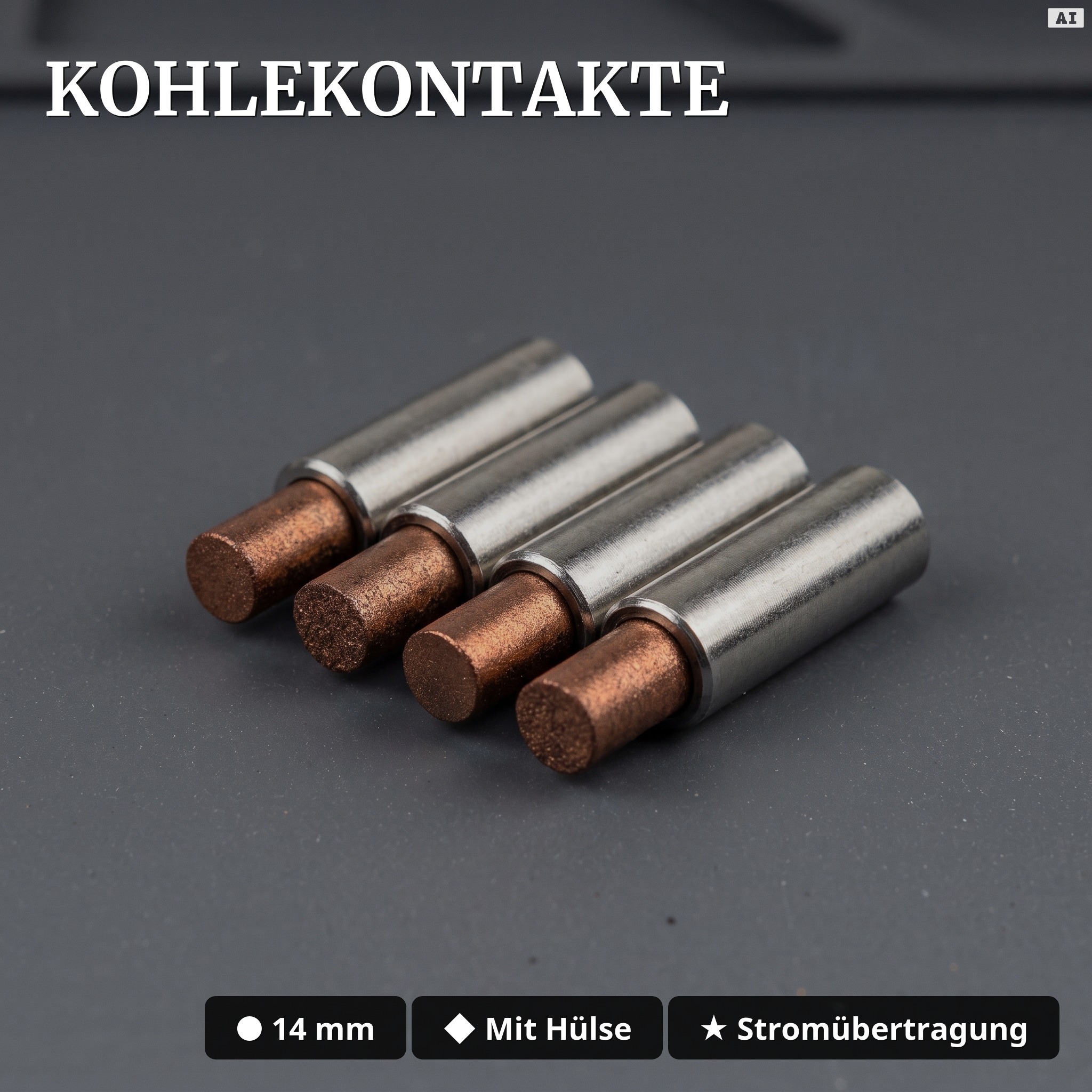 Motor-Tausch Set für LGB Spur G – Universal-Motor, Schleiferkohlen & Getriebefett ML-Train 8200302 - Kohlekontakte