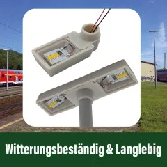 DB Bahnsteigleuchte 1-armig für LGB-Anlagen Spur-G ML-Train 83800153 - 