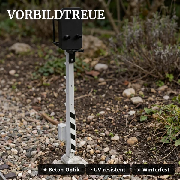 Lichtsignal SO16 Überwachungssignal 2 Stück für Spur G analog / digital mit Decoder ML-Train 83804639 - Vorbildtreue