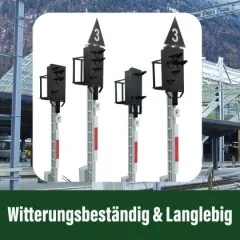 Lichtsignal Typ KS Wernigerode für Spur G analog / digital mit Decoder ML-Train 83814612 - Witterungsbeständigkeit & Langlebigkeit