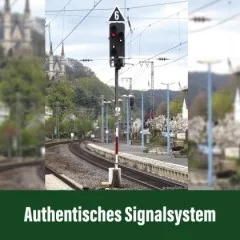 Lichtsignal Typ HV Hauptsignal für Spur G analog / digital mit Decoder ML-Train 83814616 - Authentischen DB-Design