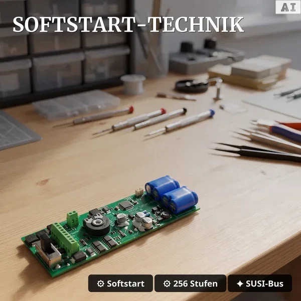 DRIVE-SR Spezialdekoder Reinigungslok ML-Train 84004505 - Softstart-Technik