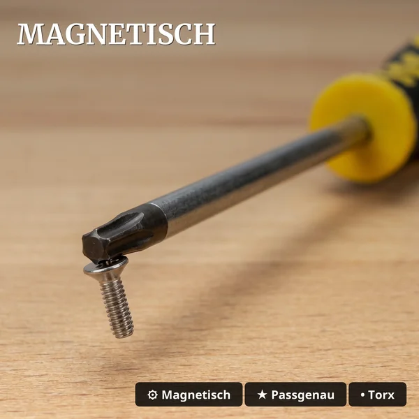 Präzisions-Schraubendreher Set Torx – T5 T6 T10 – 3-teilig, Spur G Gartenbahn ML-Train 88303110 - Magnetisch