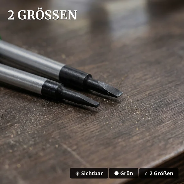 Schlitz-Schraubendreher Set – 1,5 und 2 mm – 2-teilig, Spur G Gartenbahn ML-Train 88303120 - 2 Größen