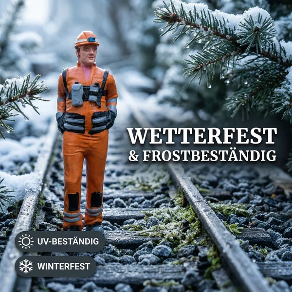 ML-Train Rangierer RhB Killian Spur G – Handbemalt, Wetterfest, Spur G - Wetterfest & frostbeständig