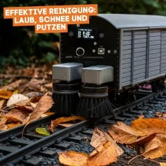 Mess- und Reinigungs-Güterwagen für Spur G als Bausatz ML-Train 889190500 - Effektive Reinigung: Laub, Schnee und Putzen