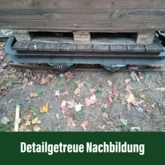 Flachlore mit Bremserbühne Feldbahnwagen Spur-G als Bausatz ML-Train 88919305 - Detailgetreue Nachbildung