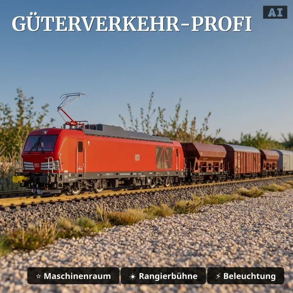 Zweikraftlokomotive BR 249 DB AG mit Sound Piko 37472 - Güterverkehr-Profi