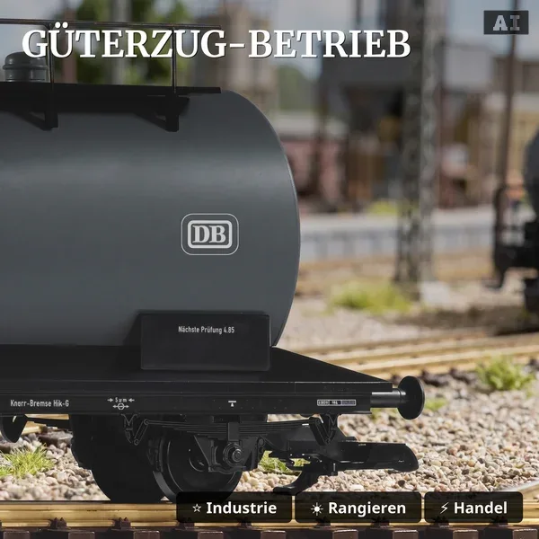 Kesselwagen DB 3er Set Piko 37777 - Güterzug-Betrieb