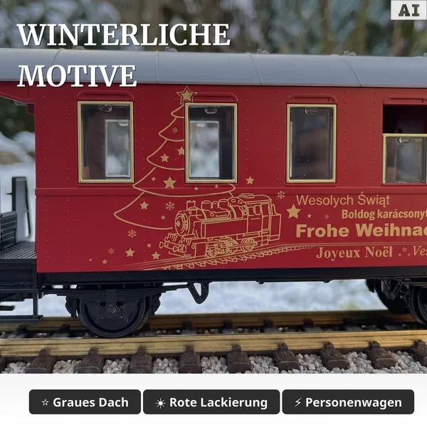 Personenwagen Frohe Weihnachten Piko 37988 - Winterliche Motive
