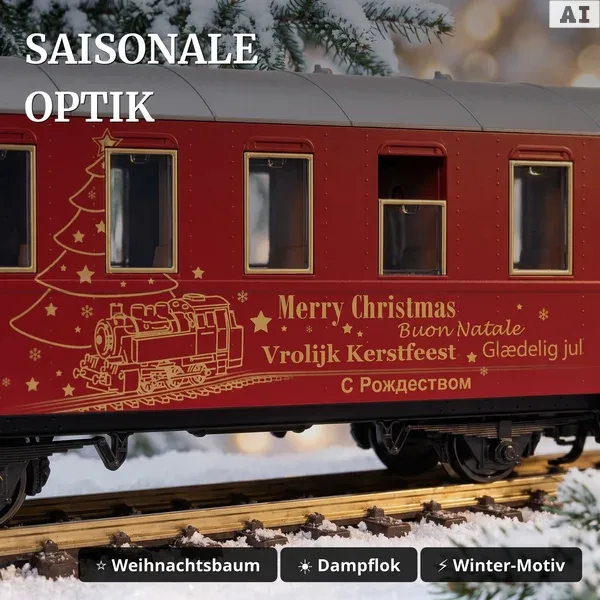 Personenwagen Frohe Weihnachten Piko 37988 - Saisonale Optik