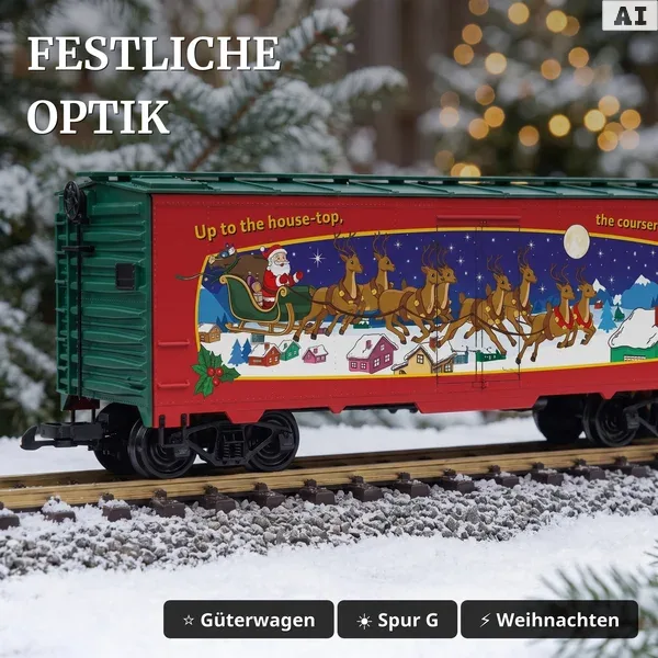 Weihnachtswagen Weihnachtsexpress Piko 38991 - Festliche Optik