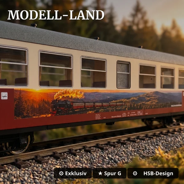 HSB Personenwagen 900-439 Modell-Land-Edition Spur G Train Line 93132026 - Modell-Land